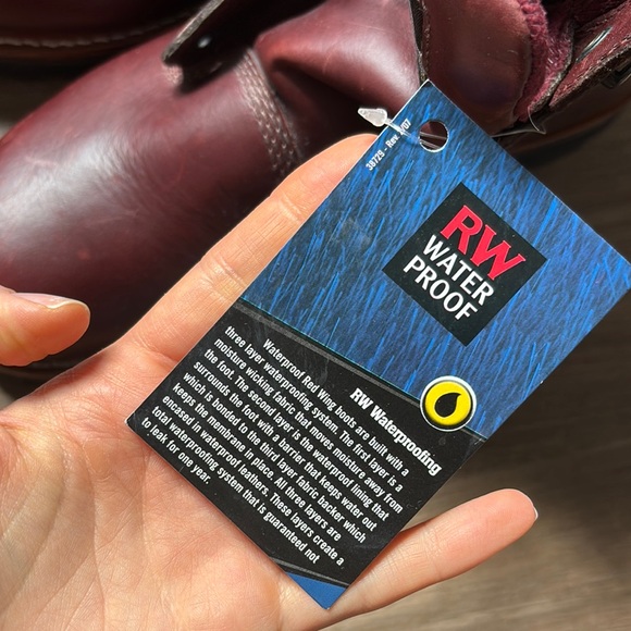 NWT Men's Waterproof Red Wing Work Boots - Picture 8 of 13